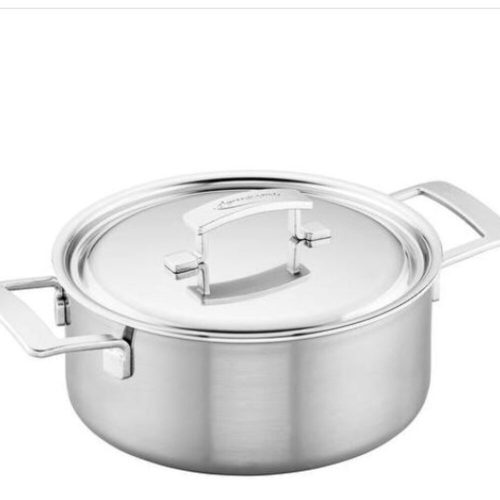 NEW Demeyere Stainless Steel 5.5 QT Dutch Oven